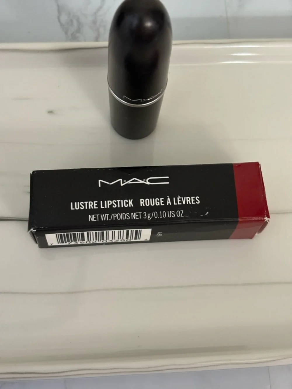 MAC Cosmetics Lustre Sheer-Shine Red 510 Lady Bug Lipstick NIB
